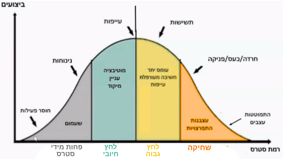 סקאלה של לחץ והשפעתו על ביצועים